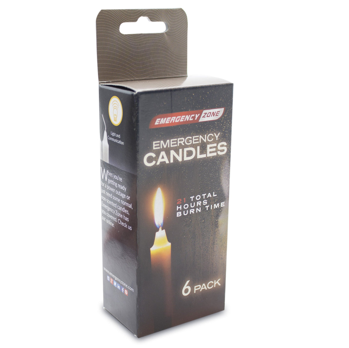 Emergency Zone Emergency Candles (6 Pack)