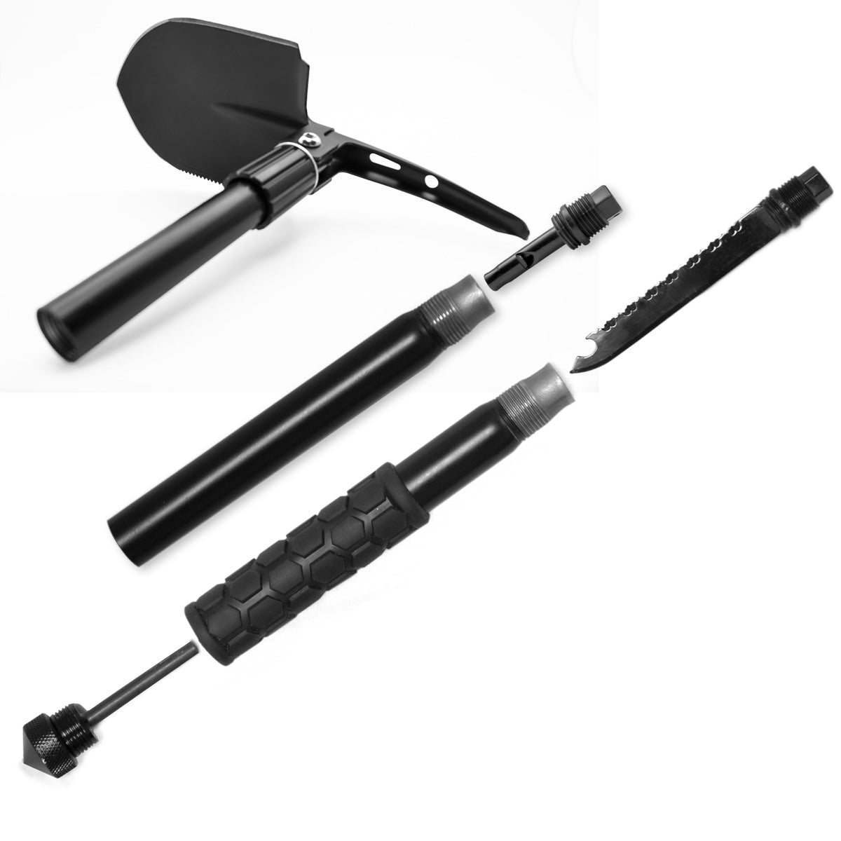 Emergency Zone 12-in-1 Folding Survival Shovel, view 2