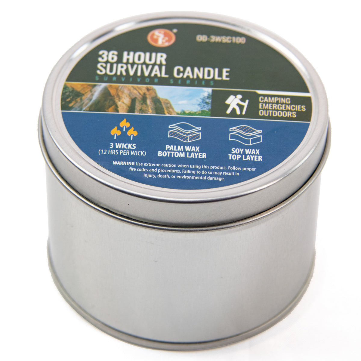Emergency Zone 36 Hour Emergency Candle