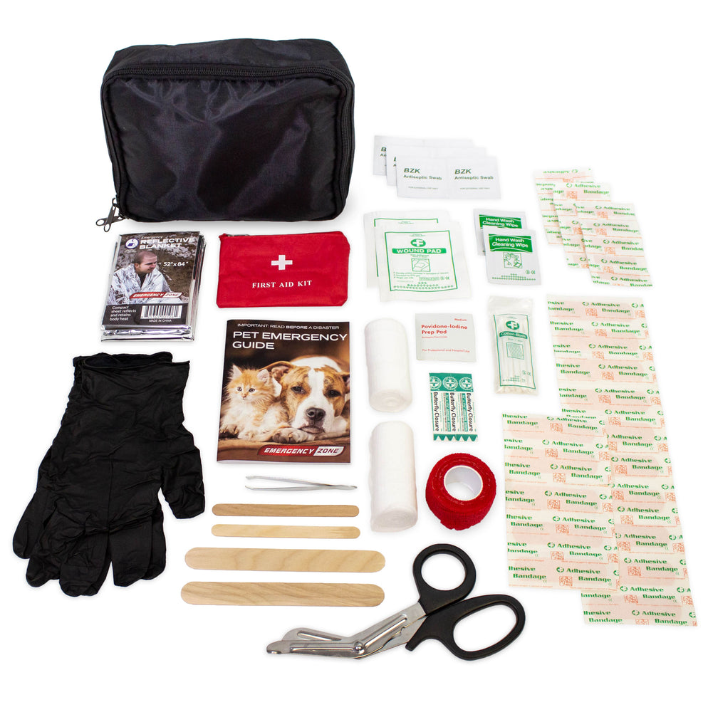 Emergency Zone Pet First Aid Kit for Small Dogs and Cats