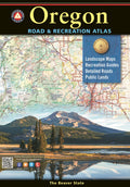 Front cover of Benchmark Oregon Road and Recreation Atlas