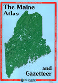 Front cover of DeLorme Maine Atlas and gazetteer