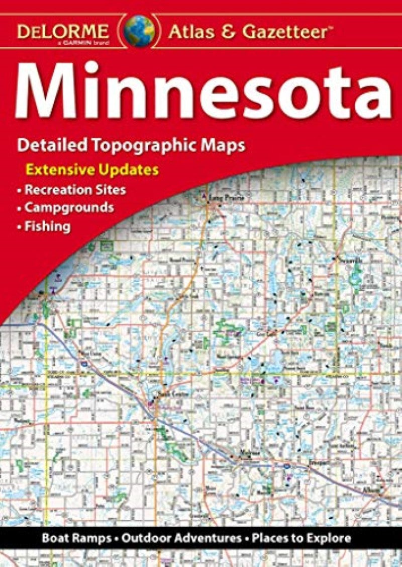 Front cover of DeLorme Minnesota Atlas and Gazetteer