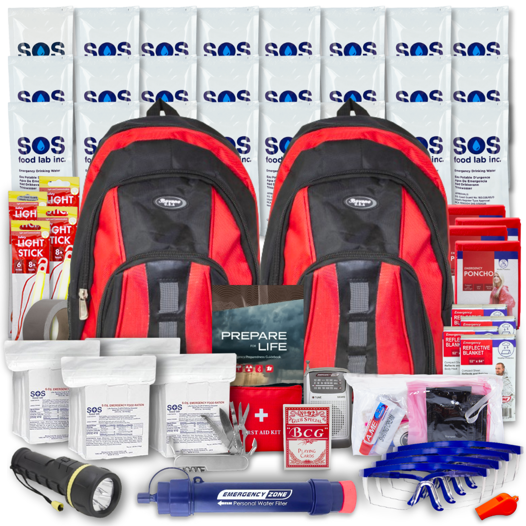Emergency Zone Essentials Complete 72-Hour Kit (4 Person)