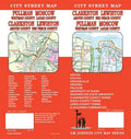 Front cover of GM Johnson Clarkston, Lewiston, Asotin County, Nez Perce County, Pullman, Moscow, Whitman County, Latah County, city street map