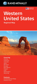 Front cover of Rand McNally United States, Western Regional Map