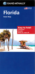 Front cover of Rand McNally Florida, Easy to Fold State Map