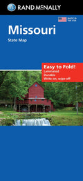 Front cover of Rand McNally Missouri, Easy to Fold, state map
