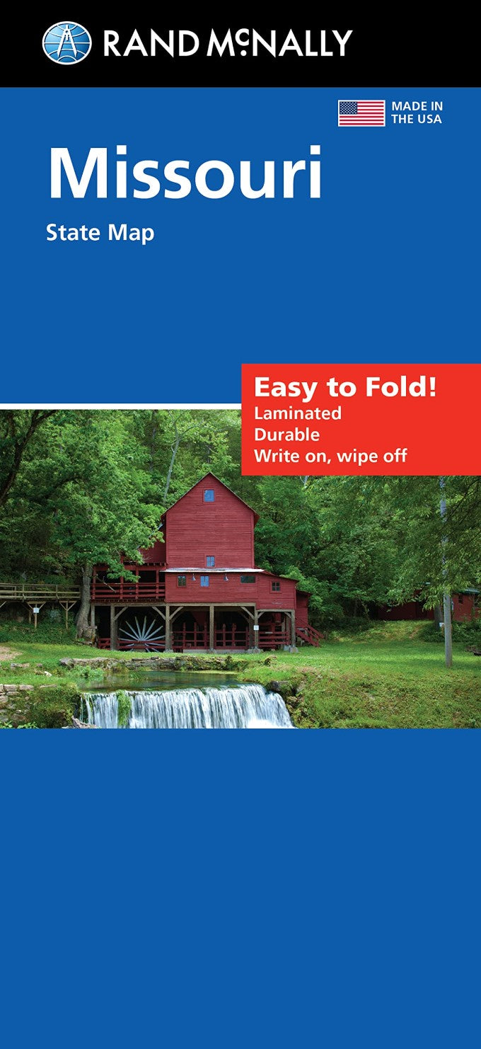 Front cover of Rand McNally Missouri, Easy to Fold, state map