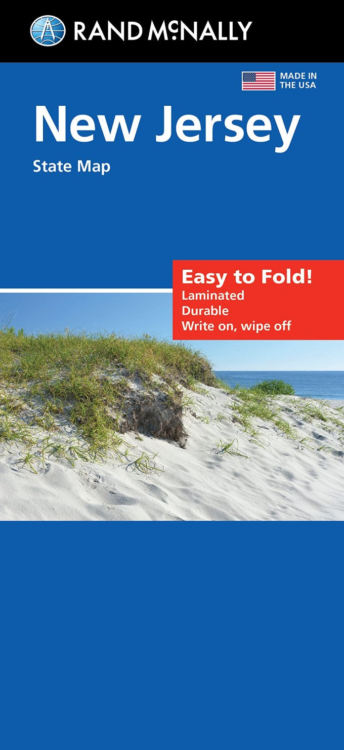 Front cover of Rand McNally New Jersey, Easy to Fold, state map