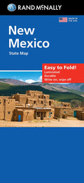 Front cover of Rand McNally New Mexico, Easy to Fold Laminated State Map