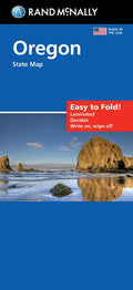 Front cover of Rand McNally Oregon, Easy to Fold Map