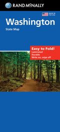 Front cover of Rand McNally Washington, Easy to Fold, state map