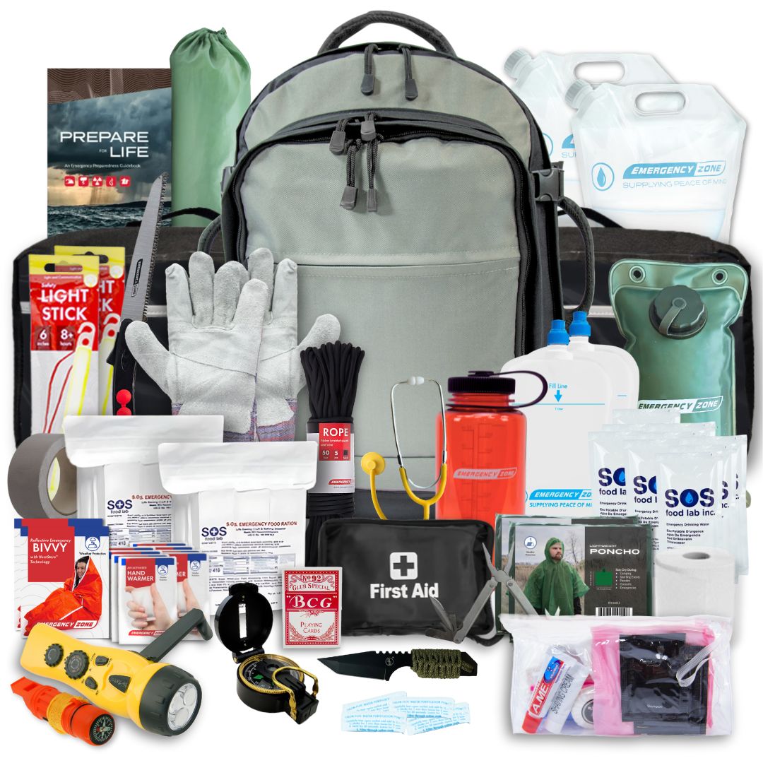 Emergency Zone Stealth Tactical Bug-Out Bag (2 Person)