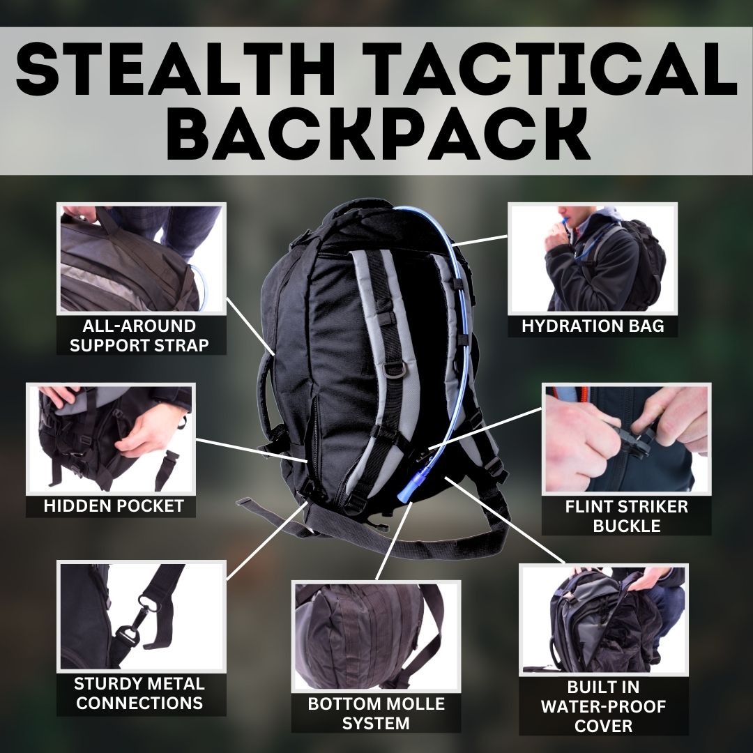 Emergency Zone Stealth Tactical Bug-Out Bag (2 Person), view 2