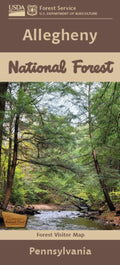 Front cover of Allegheny National Forest, Pa Visitor Map