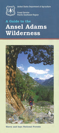 Front cover of Ansel Adams Wilderness, CA, national forest map