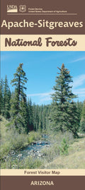Front cover of Apache-Sitgreaves National Forest Visitor Map