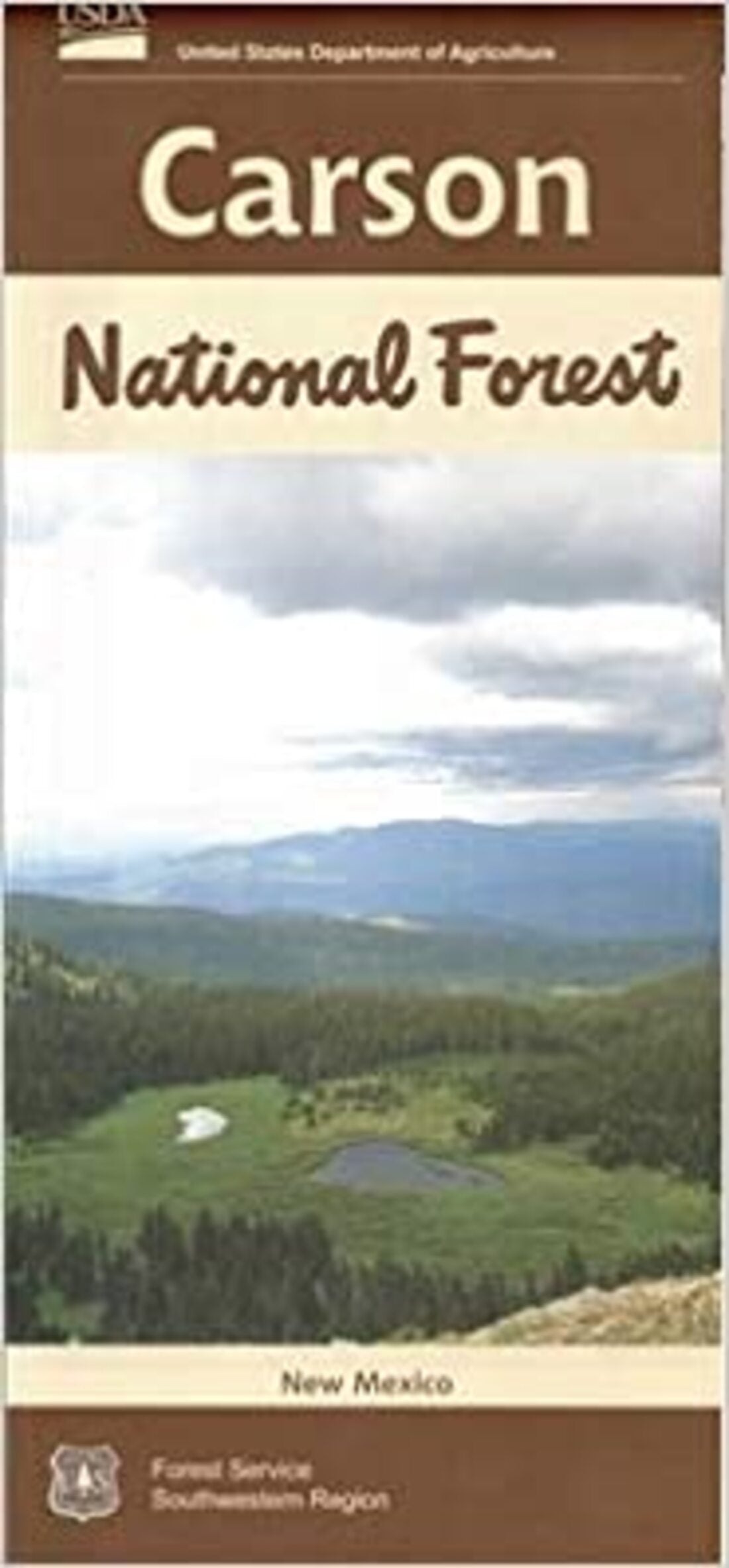 Front cover of Carson National Forest, NM, national forest map