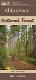 Front cover of Chippewa National Forest, MN Visitor Map