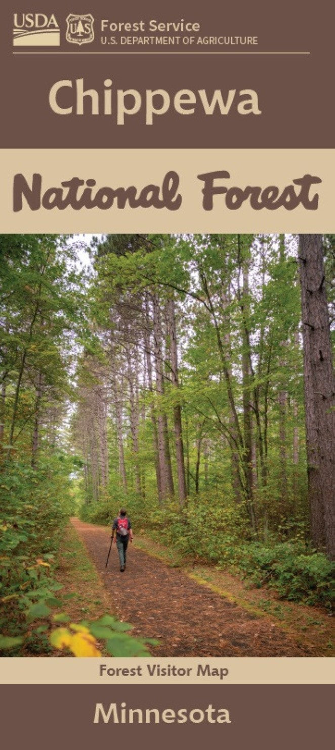 Front cover of Chippewa National Forest, MN Visitor Map