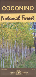Front cover of Coconino National Forest, national forest map