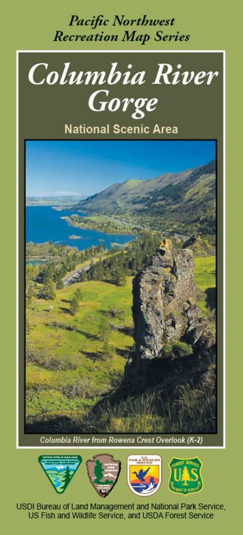 Front cover of Columbia River Gorge, National Scenic Area, national forest map