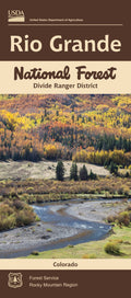 Front cover of Rio Grande National Forest, Divide District, CO Visitor Map