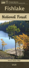 Front cover of Fishlake National Forest, national forest map