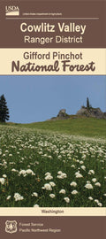 Front cover of Gifford Pinchot National Forest, Cowlitz Valley Ranger District, national forest map