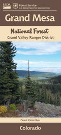 Front cover of Grand Mesa National Forest, CO, national forest map