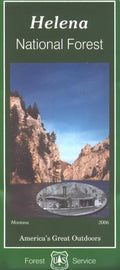 Front cover of Helena National Forest Montana, national forest map