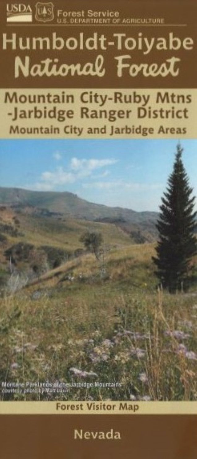 Front cover of Humboldt-Toiyabe National Forest - Mountain City and Jarbidge Ranger Districts, Nevada Forest Visitor Map