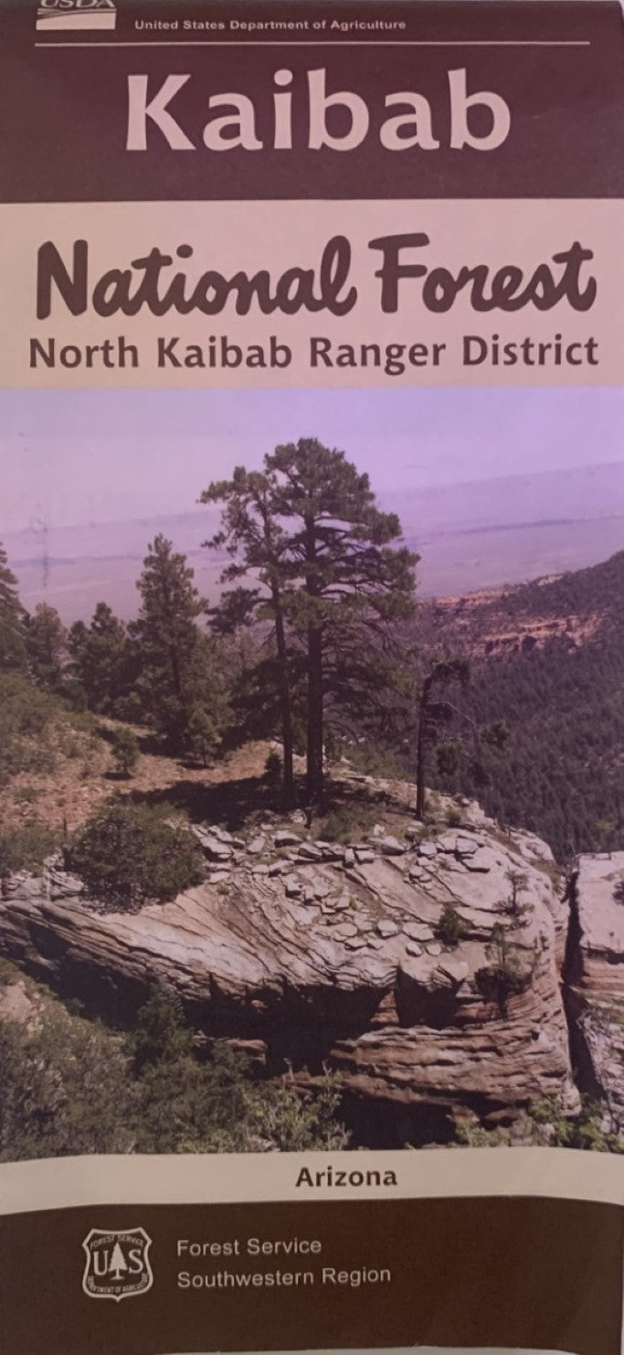 Front cover of Kaibab National Forest, North Kaibab Ranger District, national forest map