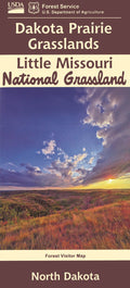 Front cover of Dakota Prairie Grasslands, Little Missouri National Grassland, ND Visitor Map
