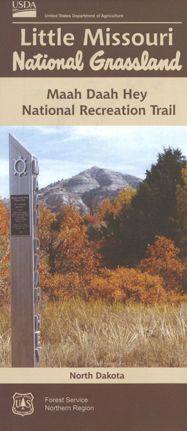 Front cover of Little Missouri National Grassland - Maah Daah Hey National Recreation Trail Visitor Map