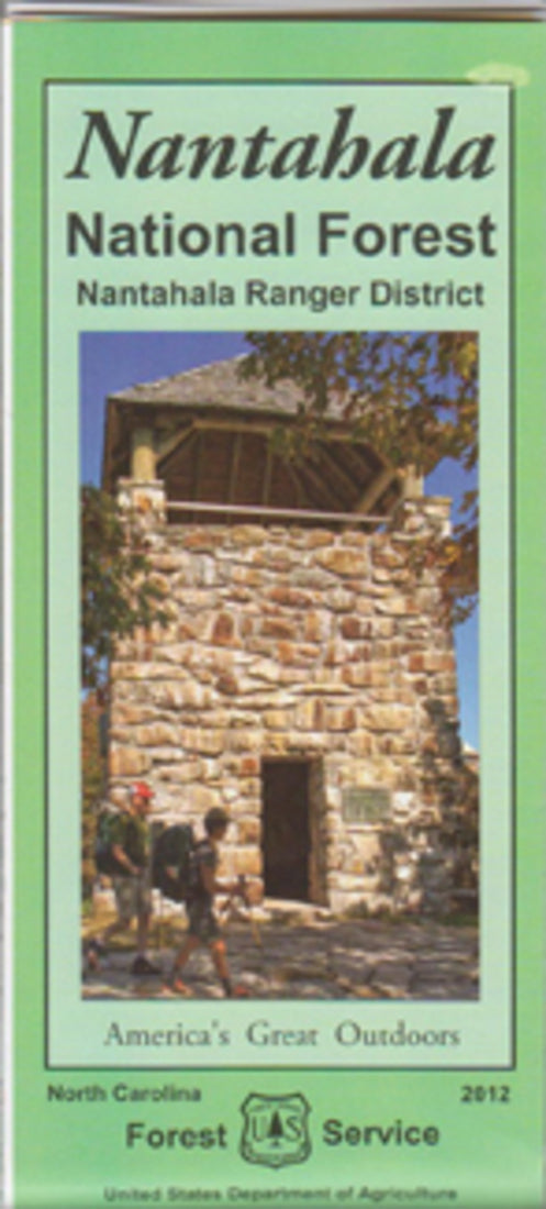 Front cover of Nantahala NF, Nantahala Ranger Dist, NC, national forest map