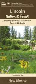Front cover of Lincoln National Forest, Smokey Bear & Sacramento Ranger Districts Visitor Map