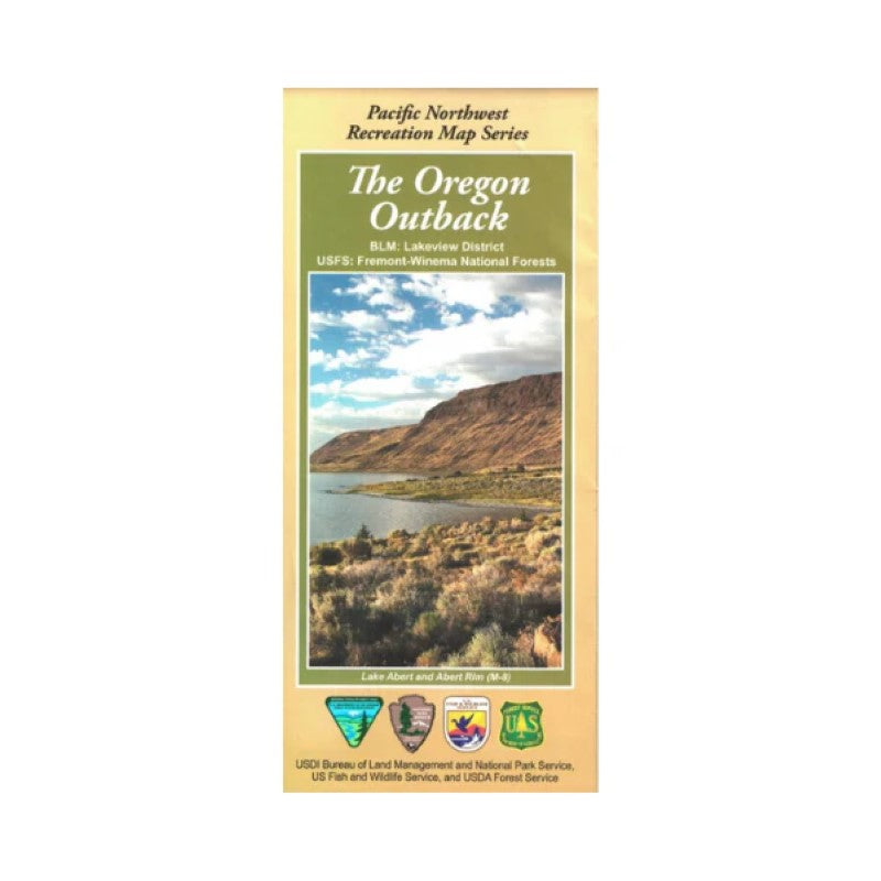 Front cover of Oregon Outback Recreation Map