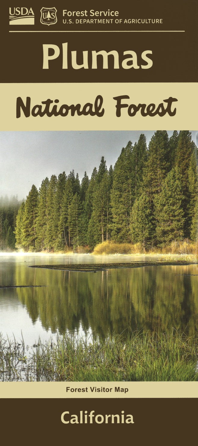 Front cover of Plumas National Forest Map