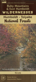 Front cover of Humboldt - Toiyabe National Forests, Ruby Mountains & East Humboldt Wilderness Visitor Map