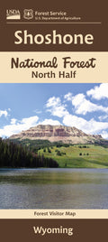 Front cover of Shoshone National Forest, North, WY, national forest map