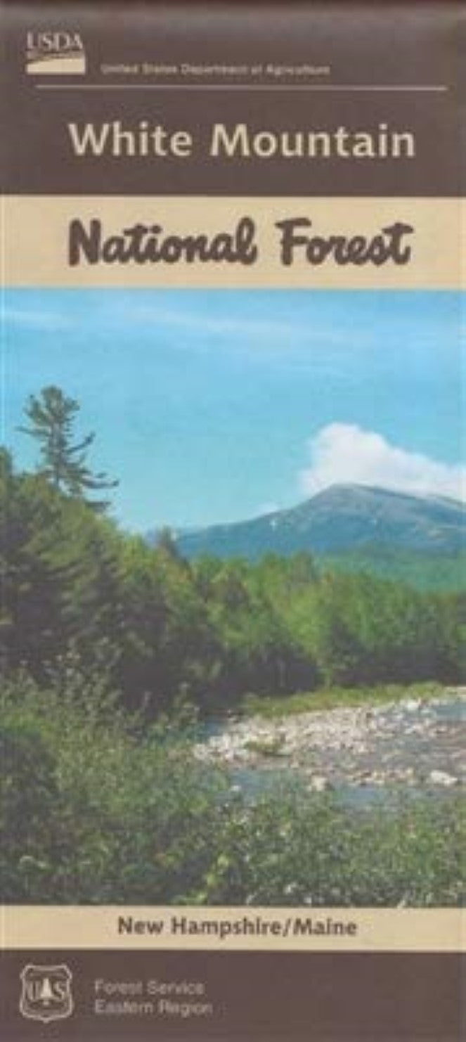Front cover of White Mountain National Forest, national forest map