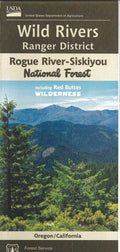 Front cover of Rogue River-Siskiyou National Forest, Wild Rivers, national forest map