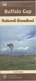 Front cover of Buffalo Gap National Forest Map