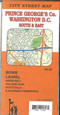 Front cover of GM Johnson Prince George's County / Washington DC South East, Maryland Street Map