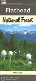 Front cover of Flathead National Forest Map