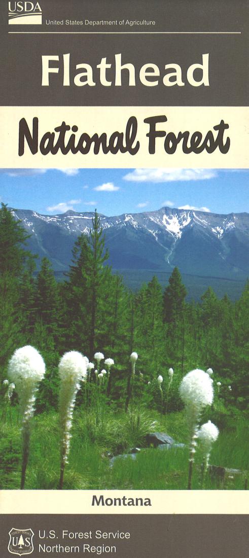 Front cover of Flathead National Forest Map