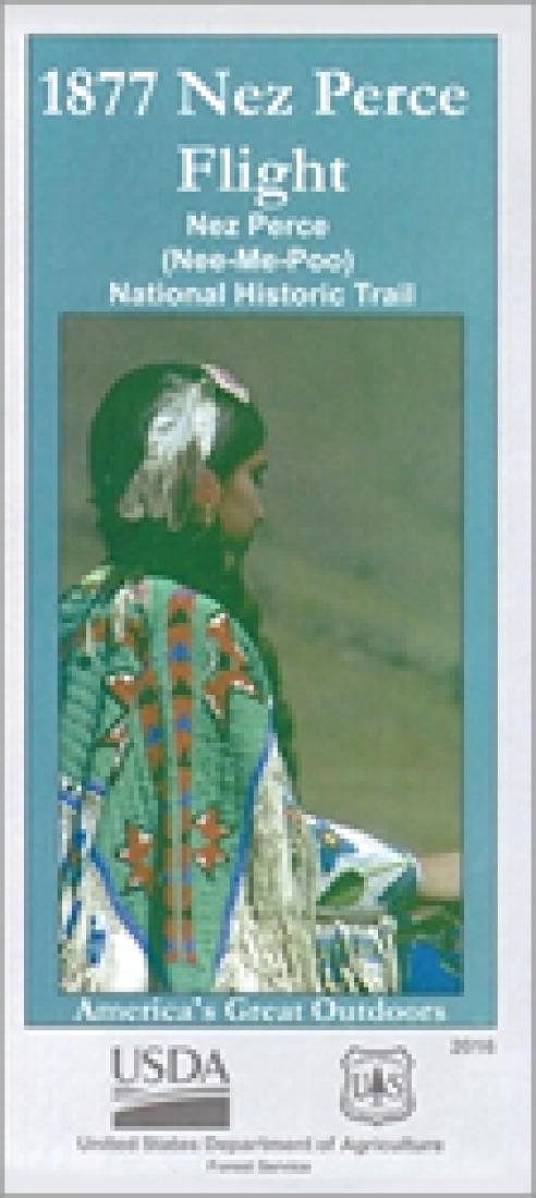 Front cover of Nez Perce (Nee-Me-Poo) National Historic Trail Map - Waterproof