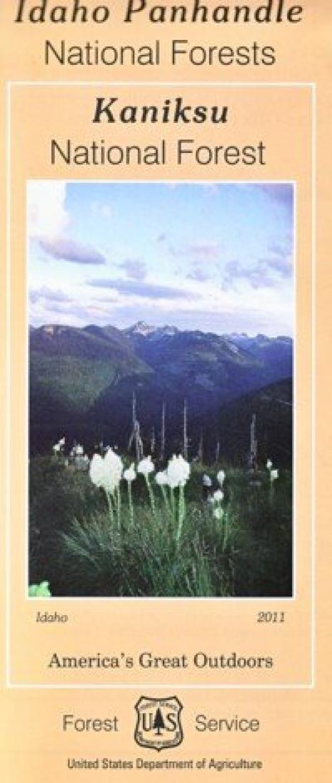 Front cover of Kaniksu National Forest Map -Waterproof